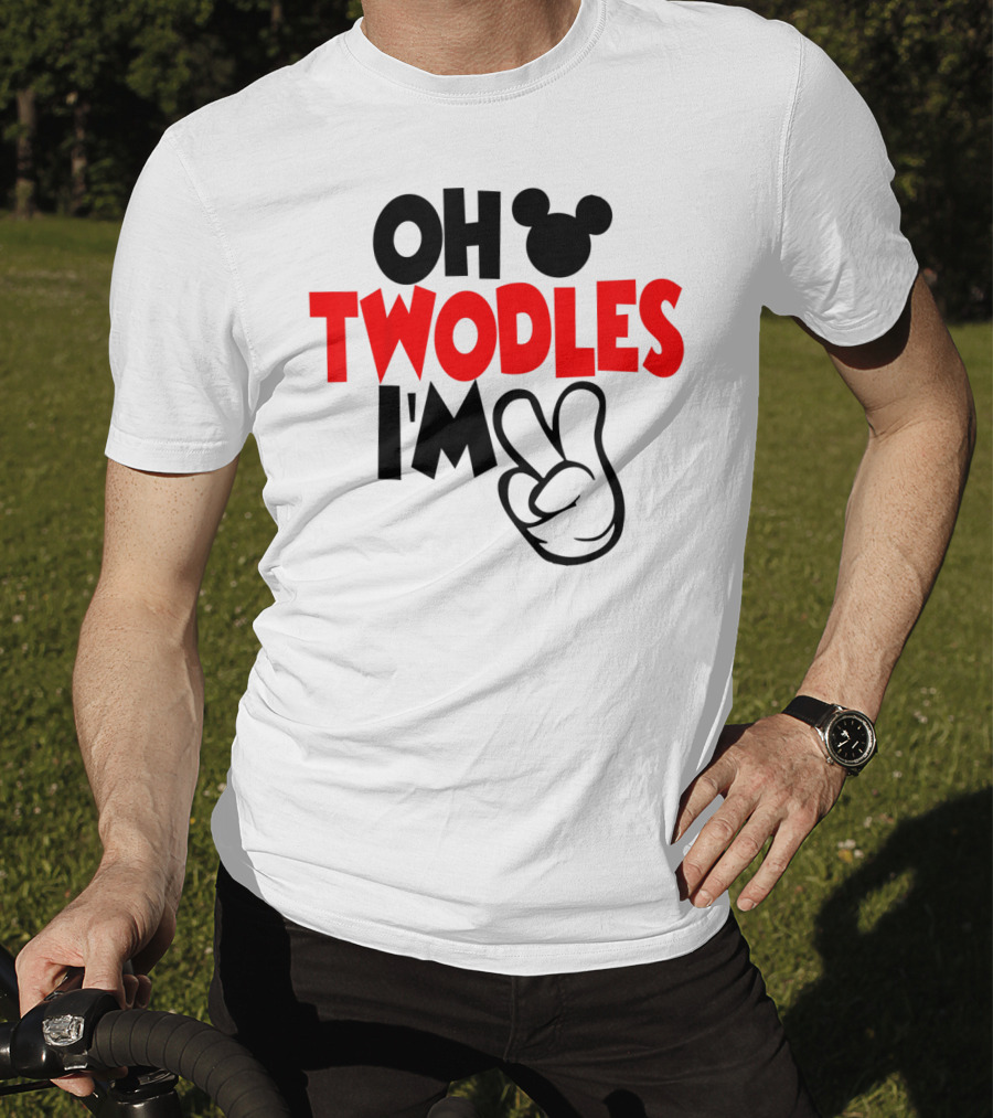 Oh Twodles I'm Two Year Old Birthday T-Shirt