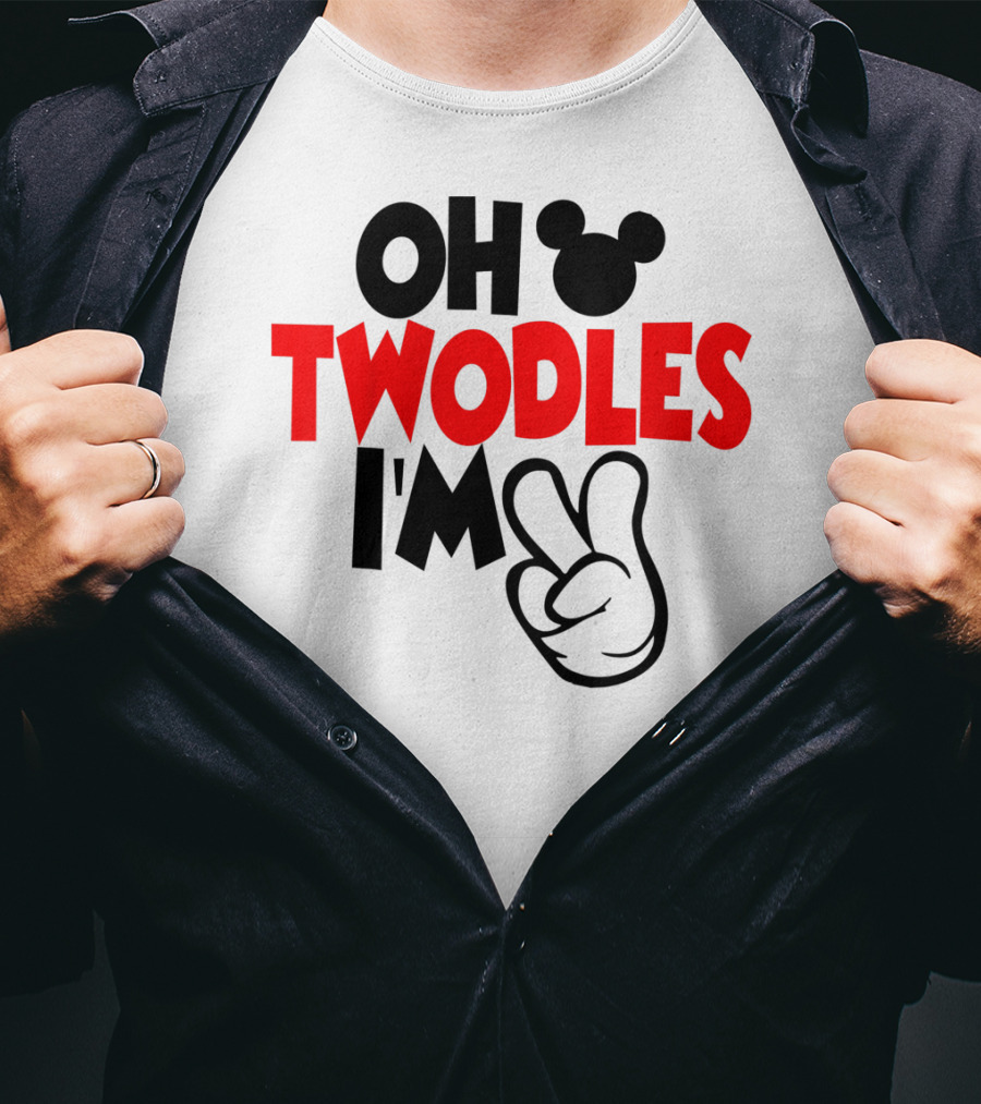Oh Twodles I'm Two Year Old Birthday T-Shirt