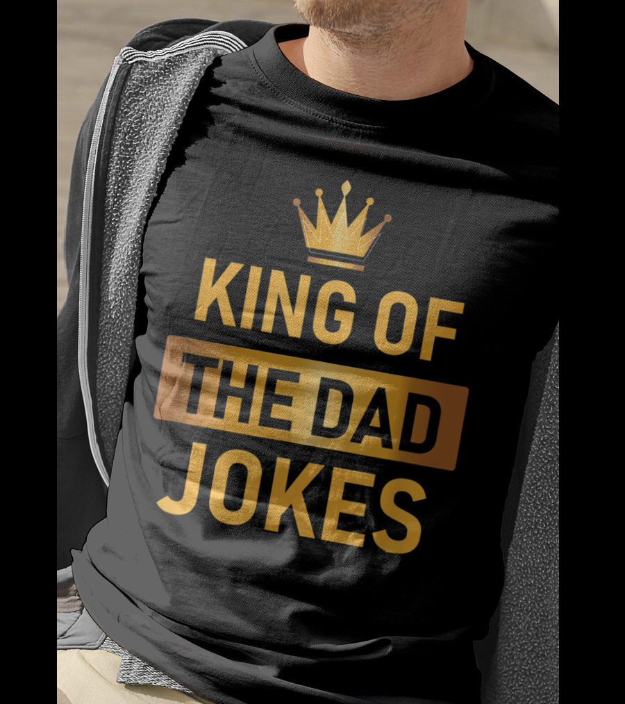 King Of The Dad Jokes Crown T-Shirt