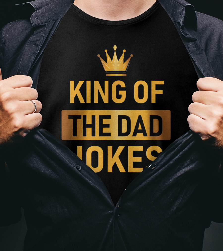 King Of The Dad Jokes Crown T-Shirt
