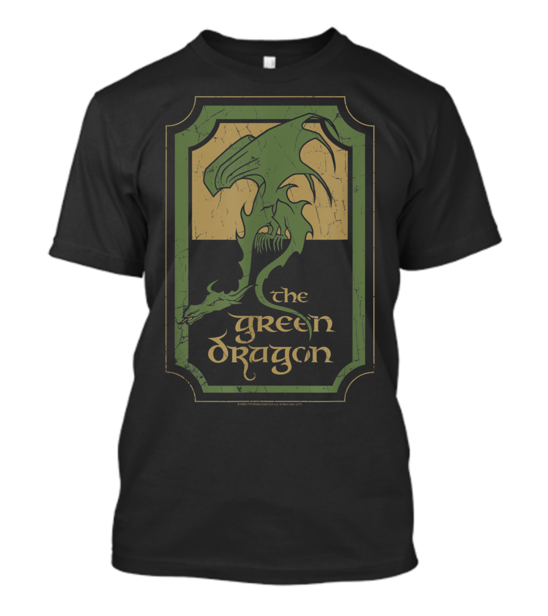 The Green Dragon Tavern Lord Of The Rings Fantasy T-Shirt