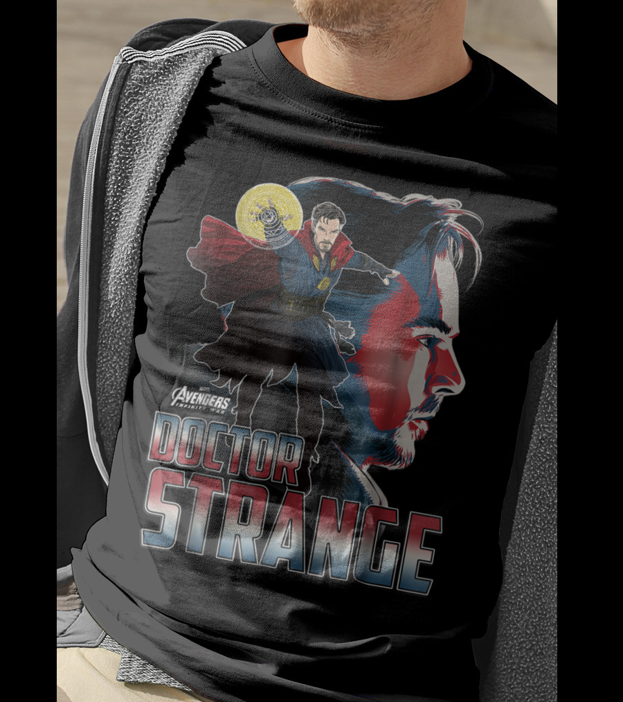 Doctor Strange Profile Avengers Infinity War T-Shirt