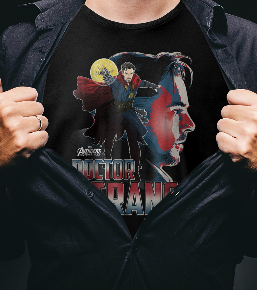 Doctor Strange Profile Avengers Infinity War T-Shirt