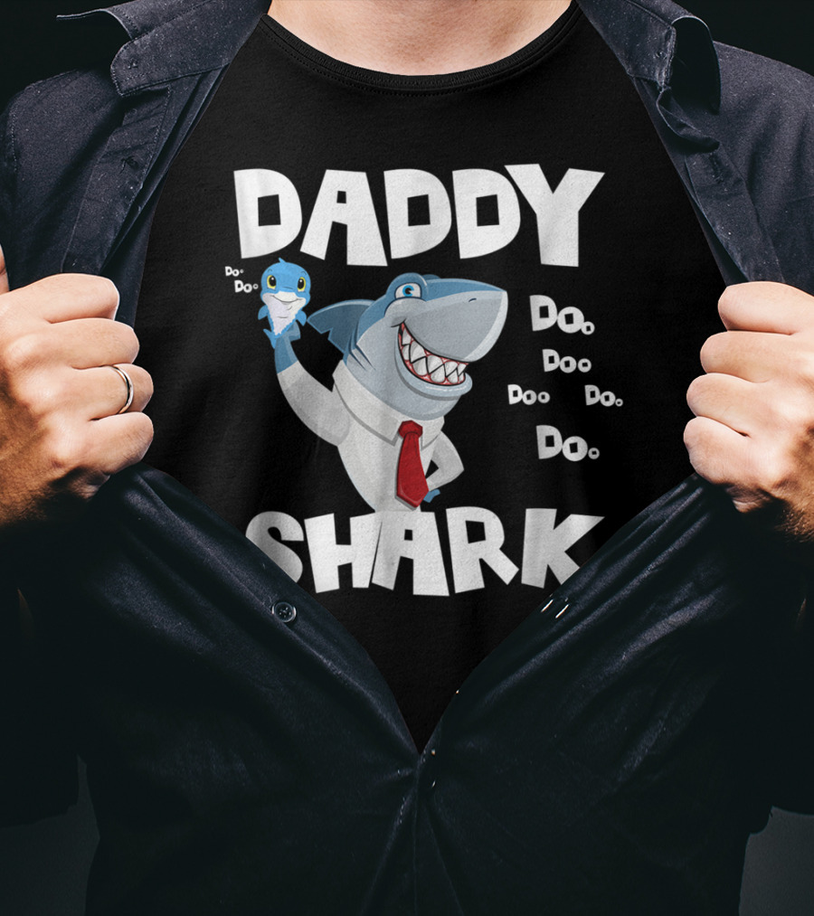 Daddy Shark Doo Doo Doo Mens Awesome T-Shirt
