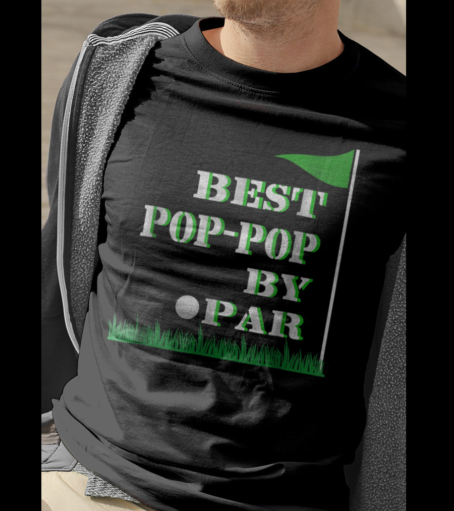Best Pop-Pop By Par Golf Father's Day Mens T-Shirt