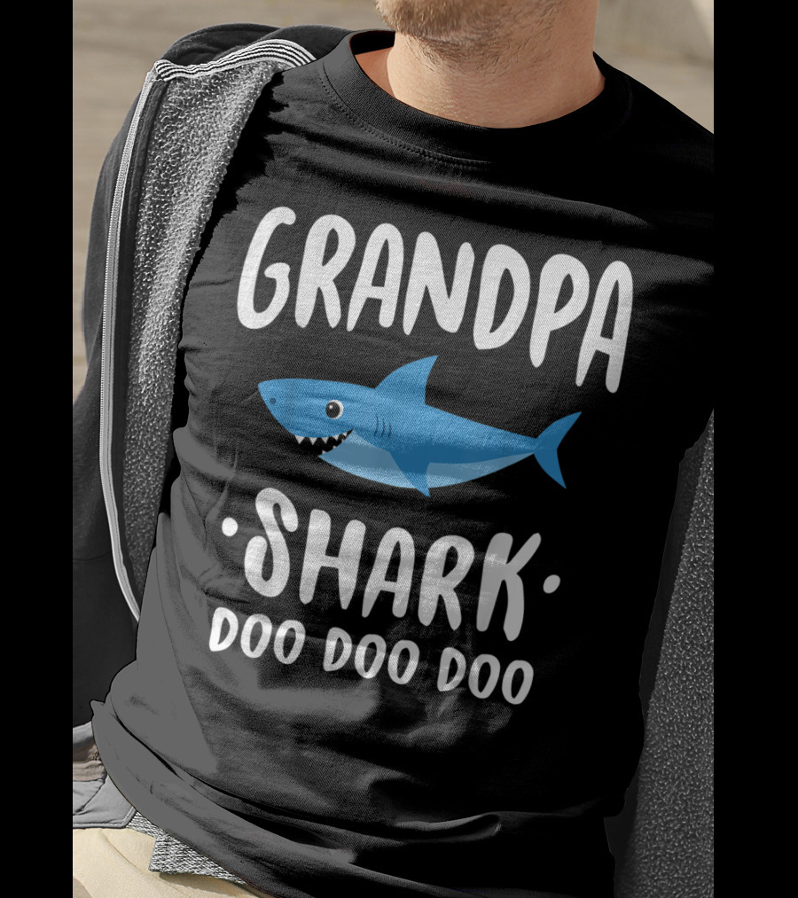 Grandpa Shark Doo Doo Doo T-Shirt