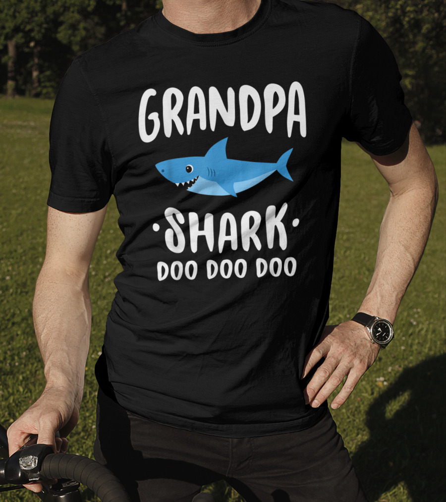 Grandpa Shark Doo Doo Doo T-Shirt