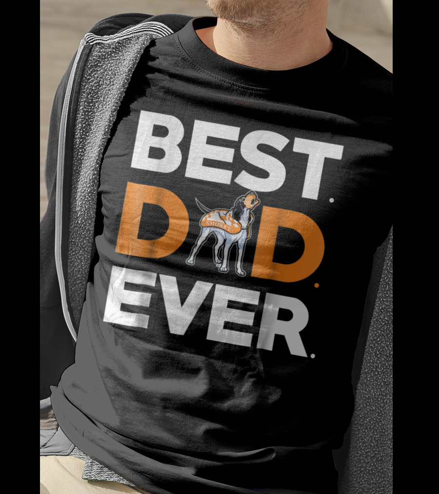 Tennessee Volunteers Smokey Best Dad Ever T-Shirt