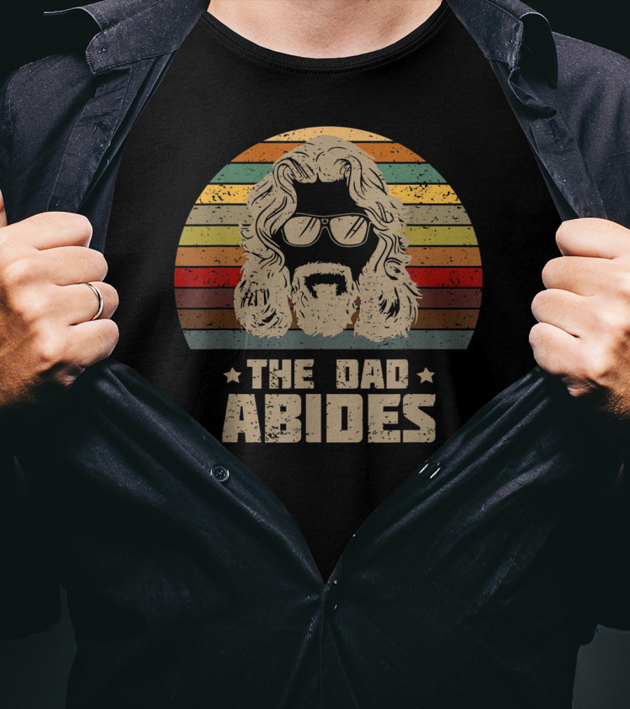 The Dad Abides Retro T-Shirt