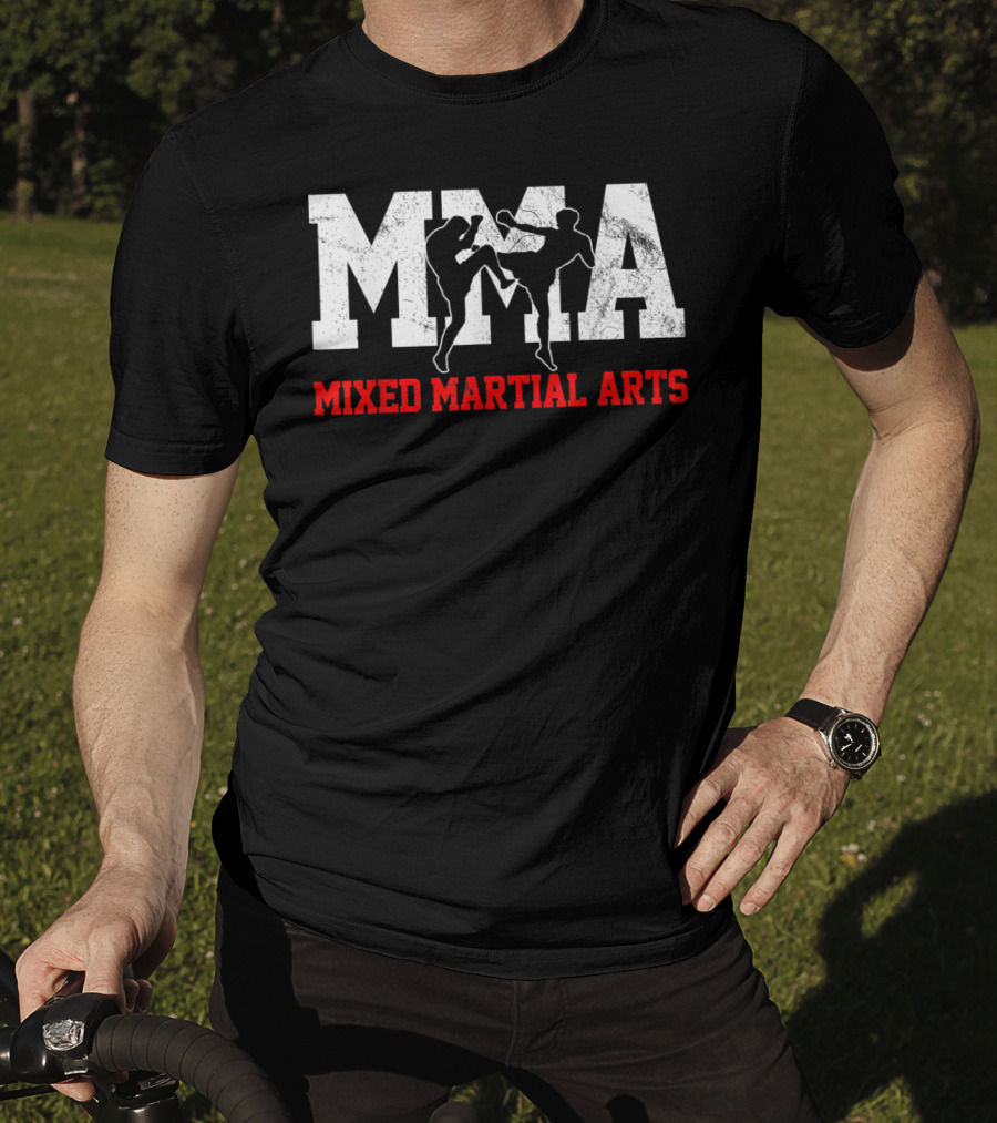 MMA Mixed Martial Arts Kickboxin Fighter T-Shirt