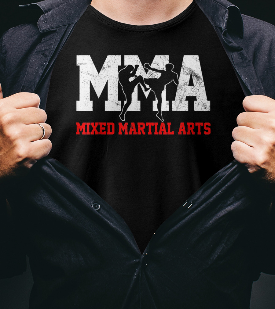 MMA Mixed Martial Arts Kickboxin Fighter T-Shirt