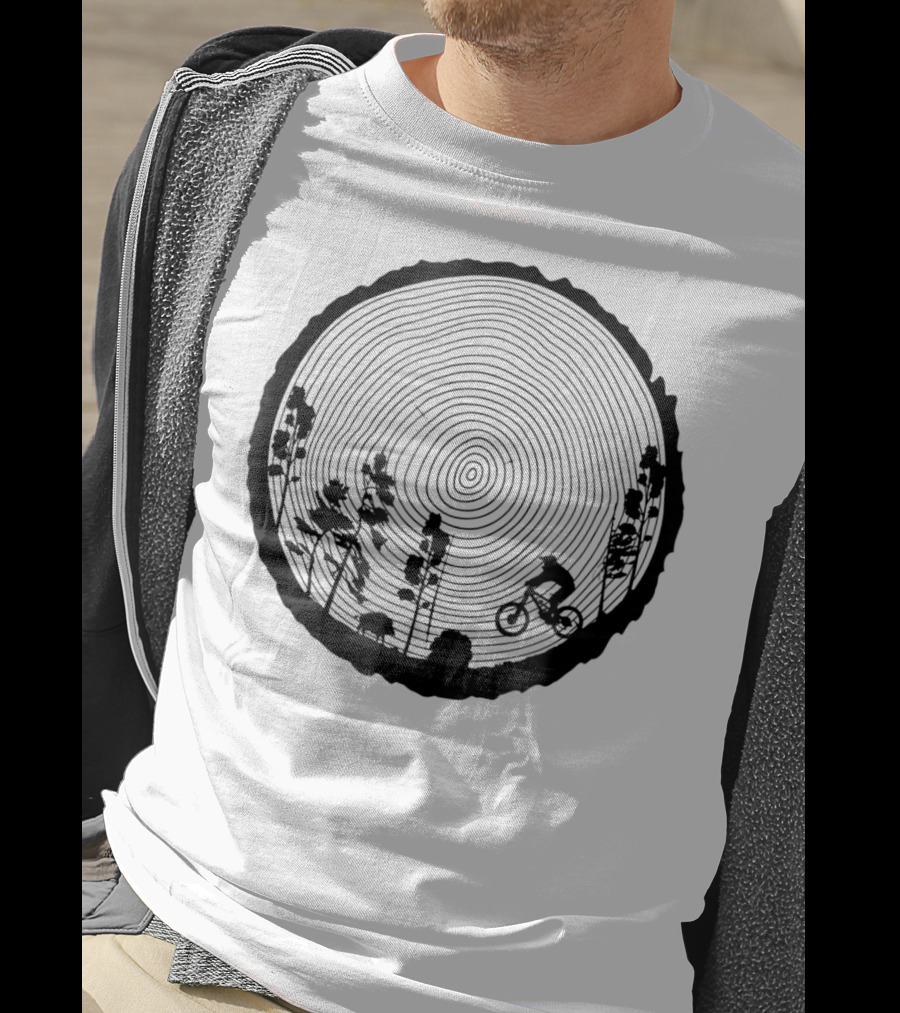 Mountain Bike MTB Downhill Wood Trail Singletrack Adventure T-Shirt