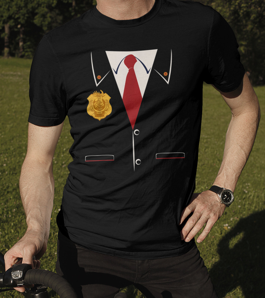 Odd Squad Agent Suit Badge And Tie T-Shirt