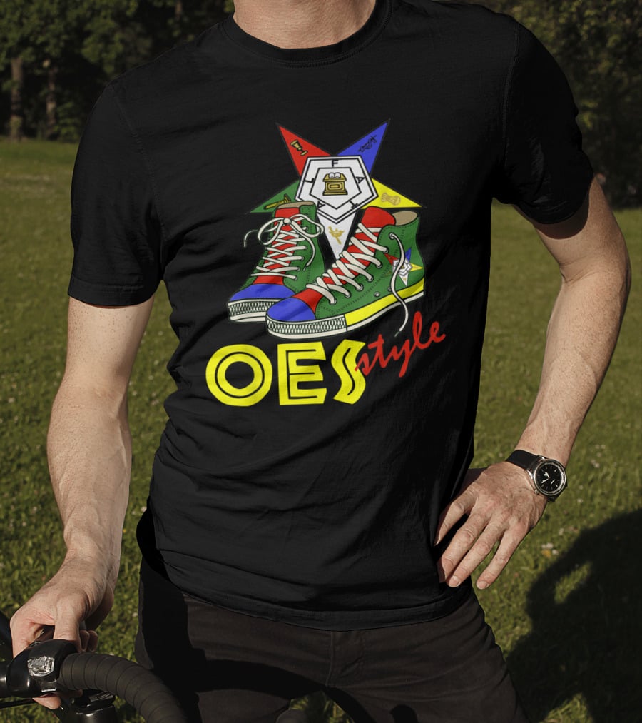 OES Style Order Of The Eastern Star Sistar Sneakers T-Shirt