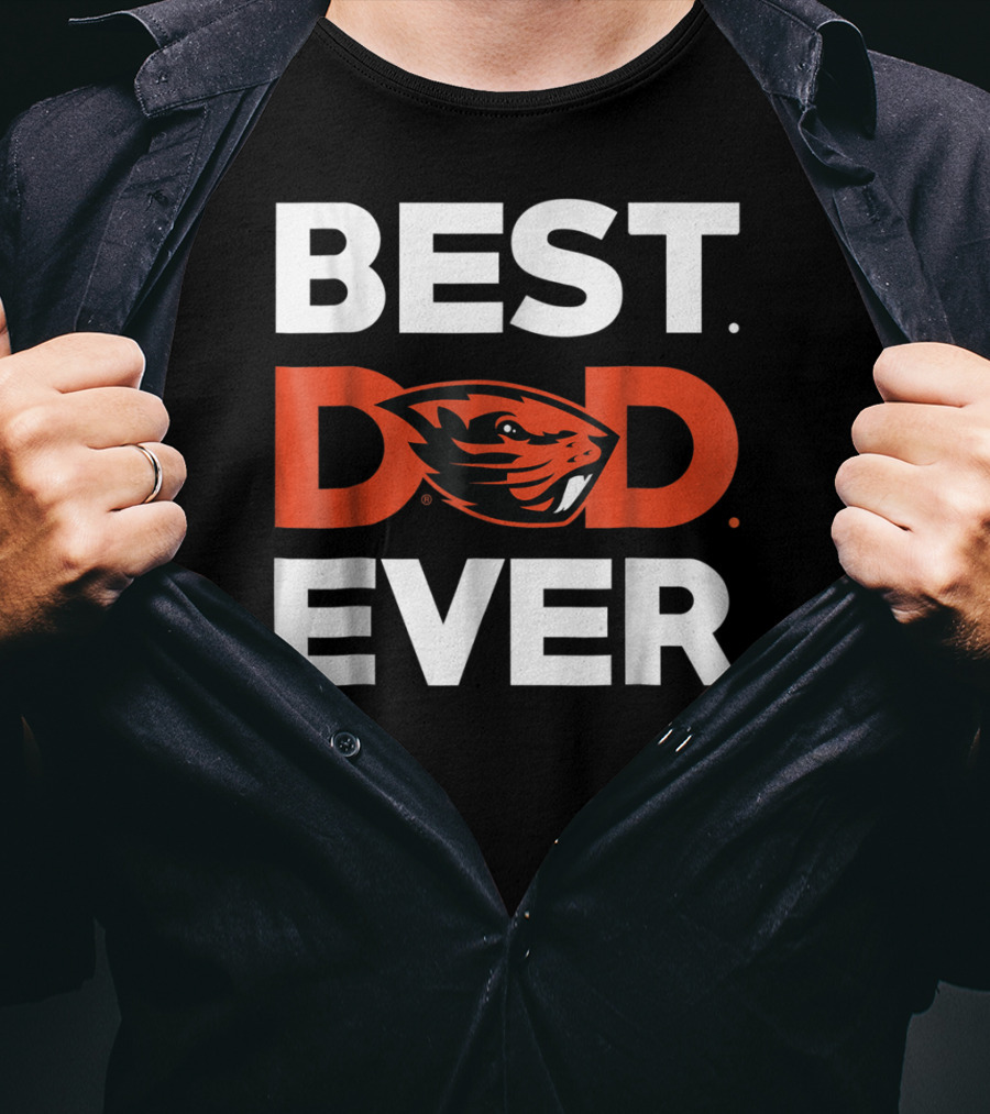 Oregon State Beavers Best Dad Ever T-Shirt