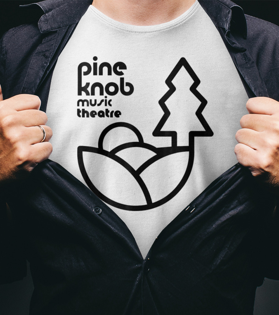 Pine Knob Music Theatre Iconic Tree And Hills T-Shirt