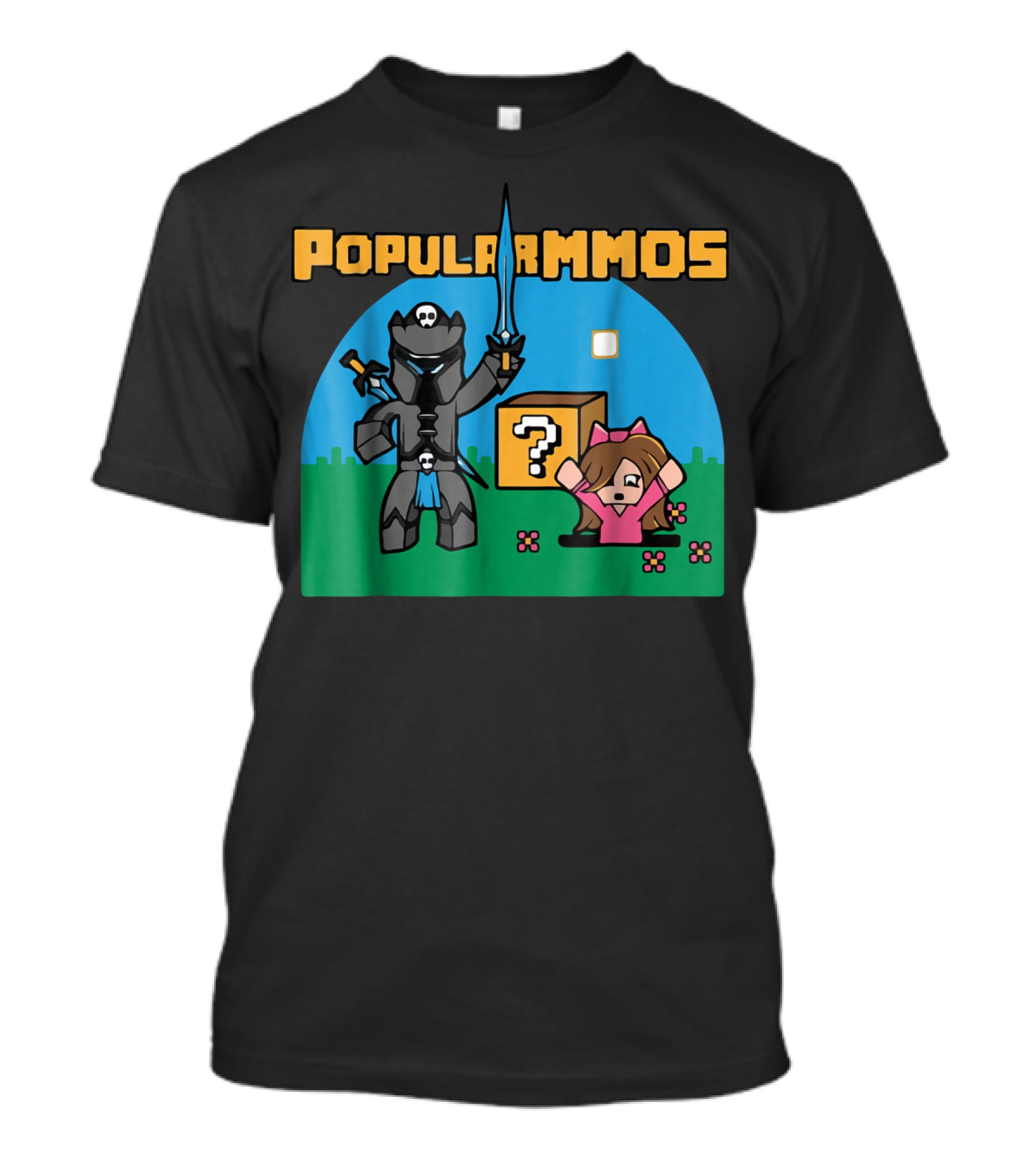 Popularmmos Meets Pixel Adventure With Jen T-Shirt
