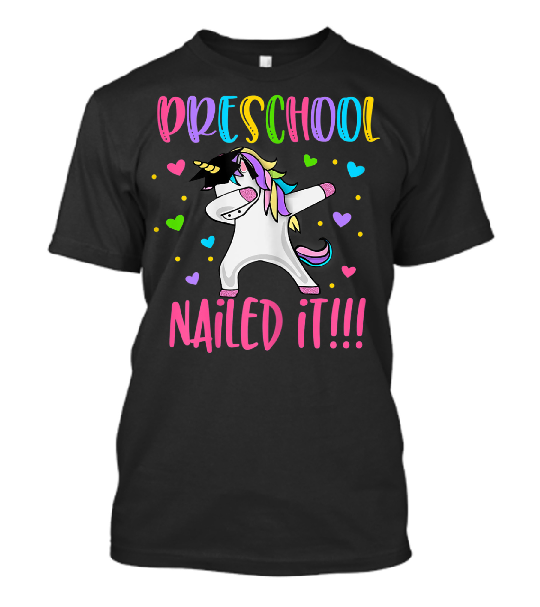Preschool Nailed It Dabbing Unicorn T-Shirt