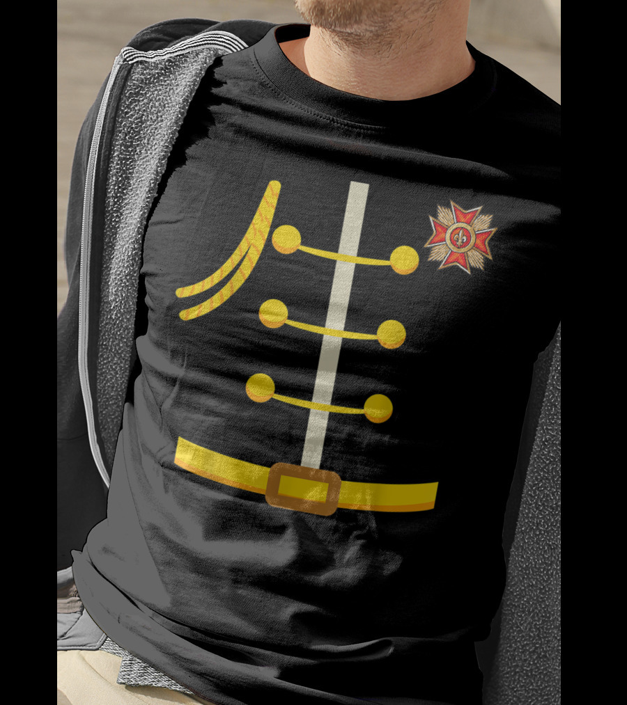 Prince Charming Outfit Cool Magical Monarch Iconic Royal Military Jacket T-Shirt