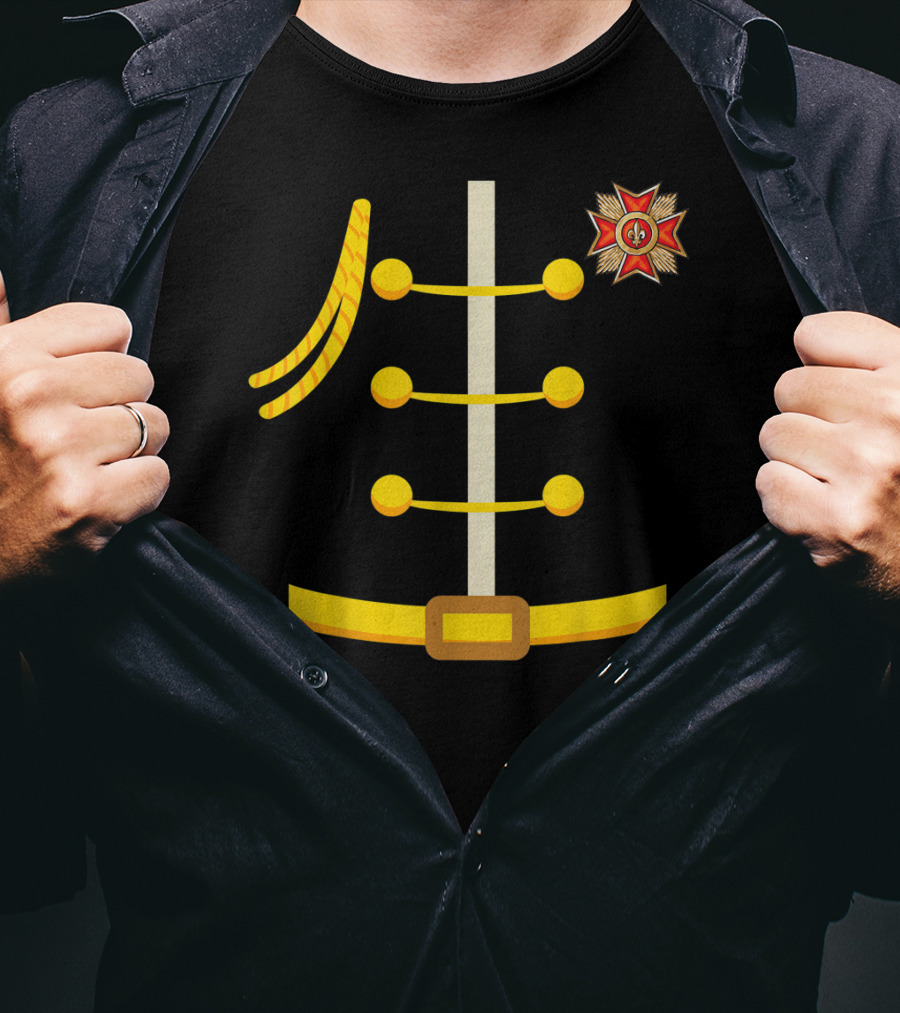 Prince Charming Outfit Cool Magical Monarch Iconic Royal Military Jacket T-Shirt