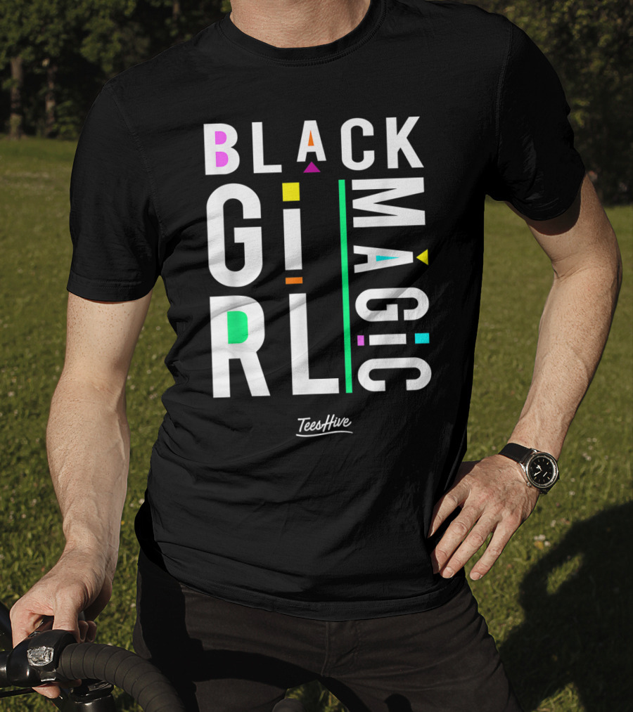 Proud Black Girl Magic By TeesHive T-Shirt