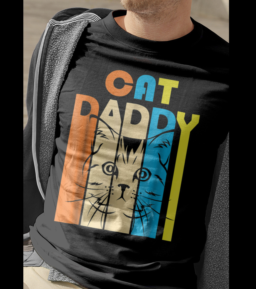 CAT DADDY Retro Vintage T-Shirt