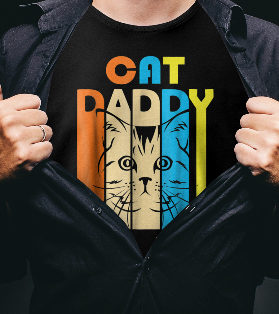 CAT DADDY Retro Vintage T-Shirt