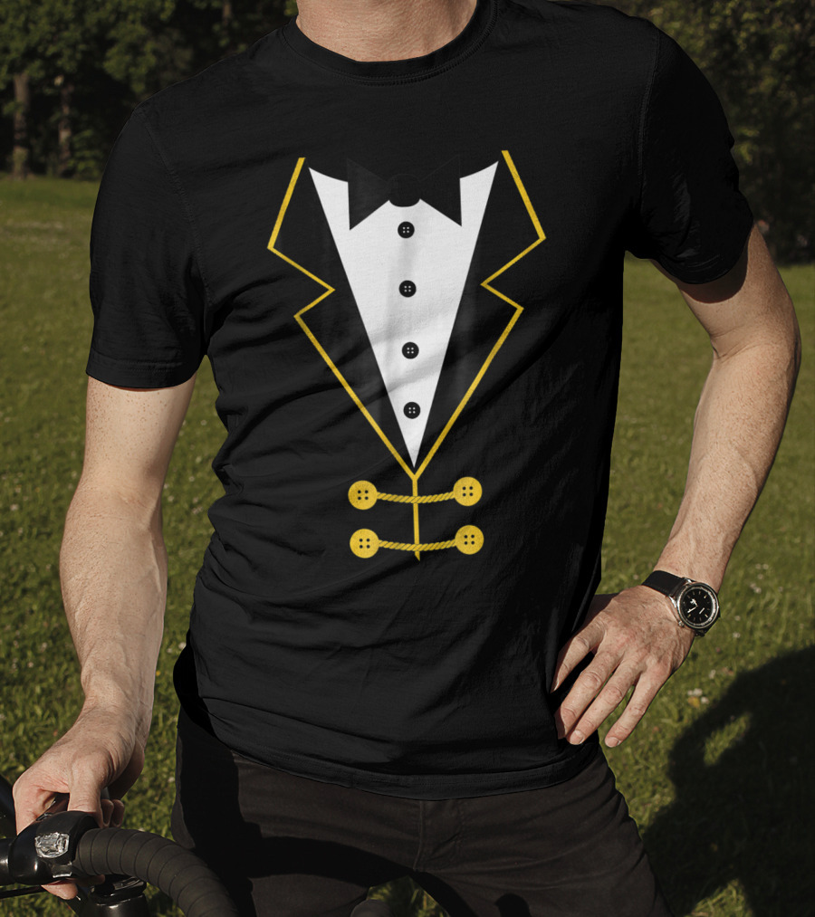 Ringmaster Circus Tuxedo Costume Black Tie Event T-Shirt