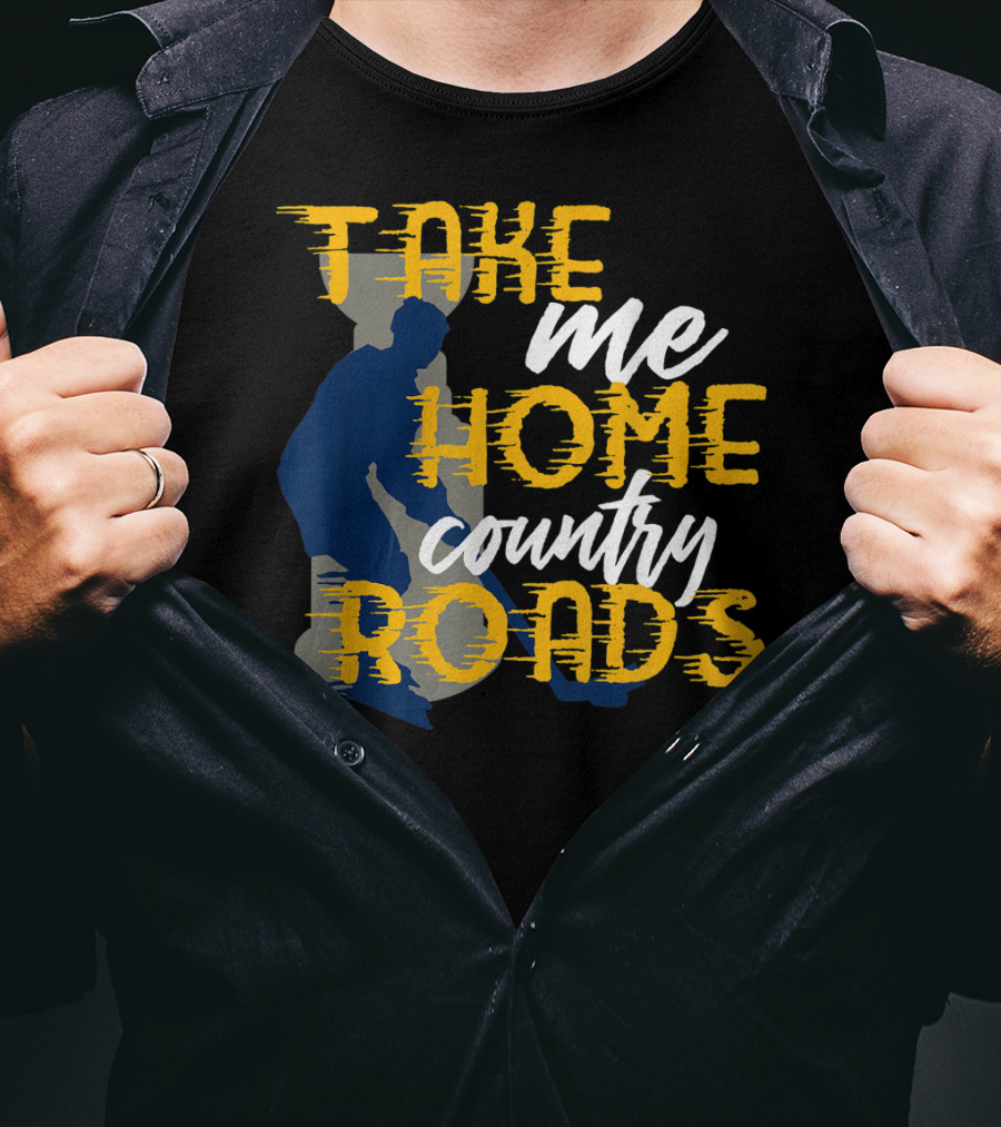 Take Me Home Country Roads Hockey Fan T-Shirt