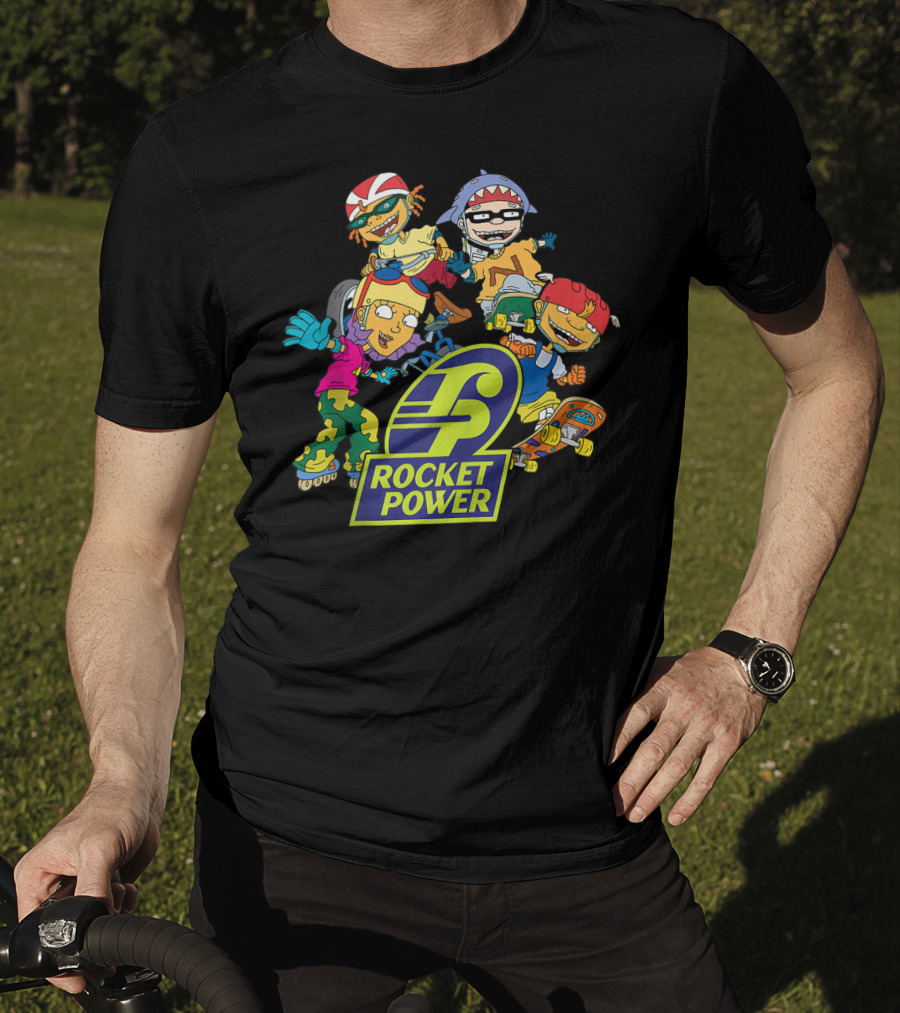 Rocket Power Characters Logo 90s Cartoon T-Shirt