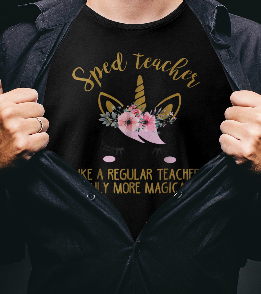 Sped Teacher Like A Regular Teacher Only More Magical T-Shirt