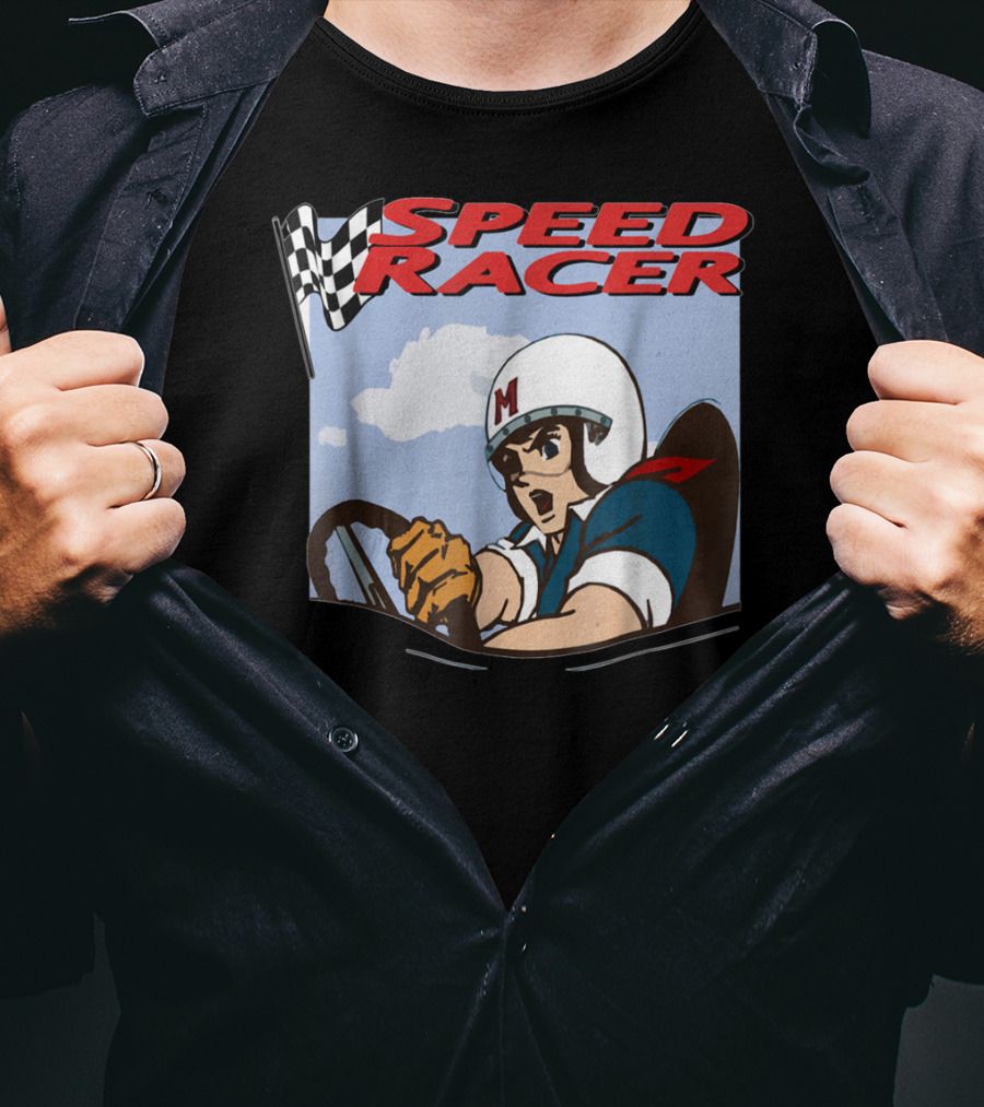 Speed Racer Classic Cartoon Driver Racing Adventure T-Shirt