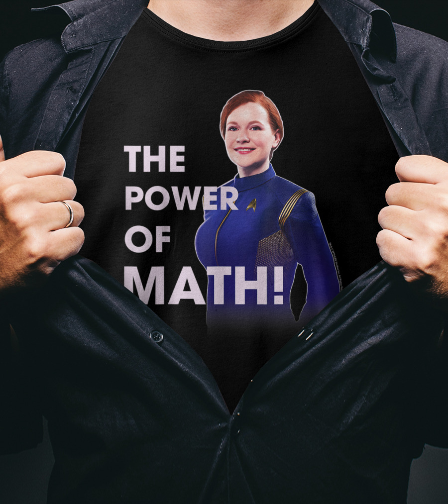 Star Trek Discovery The Power Of Math Tilly T-Shirt