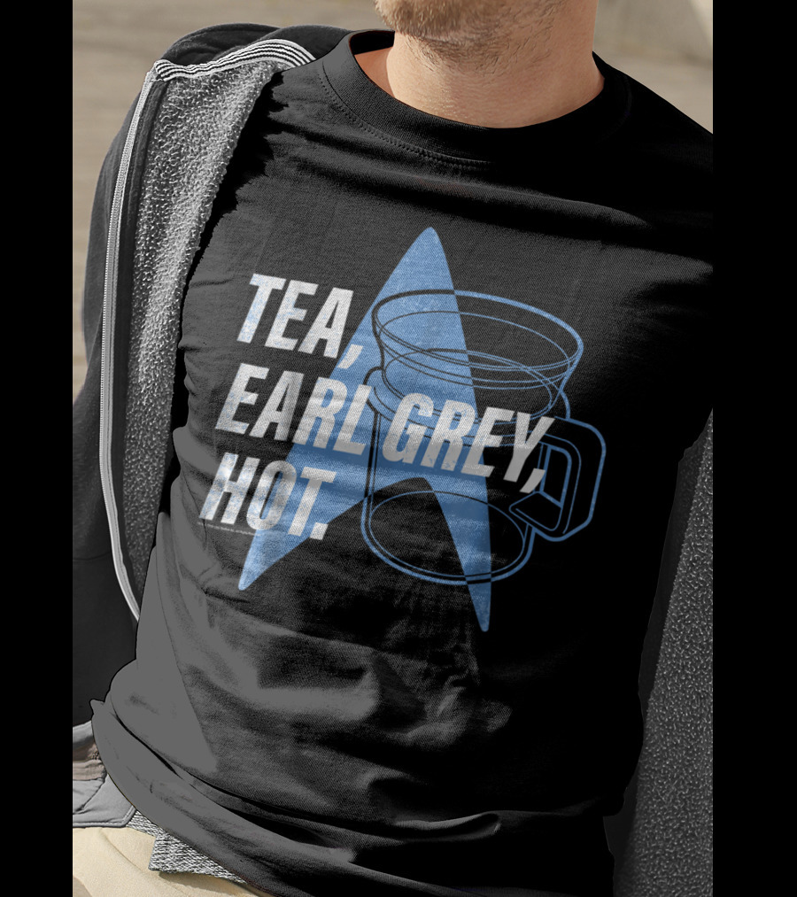 Star Trek Next Generation Tea Earl Grey Hot Vintage Logo Mug T-Shirt