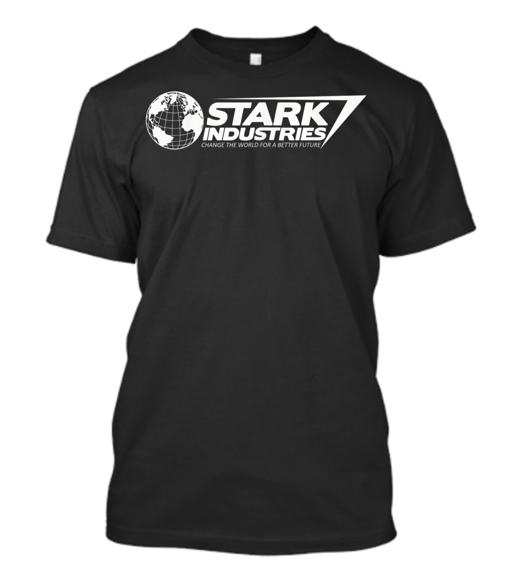 Stark Industries Change The World For A Better Future Logo Globe T-Shirt