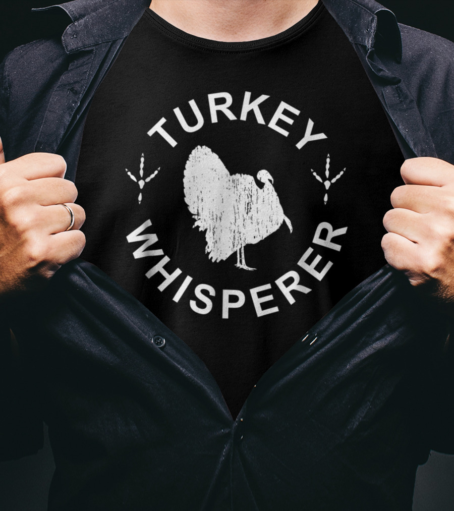 Turkey Whisperer Vintage Strutting Turkey Look T-Shirt