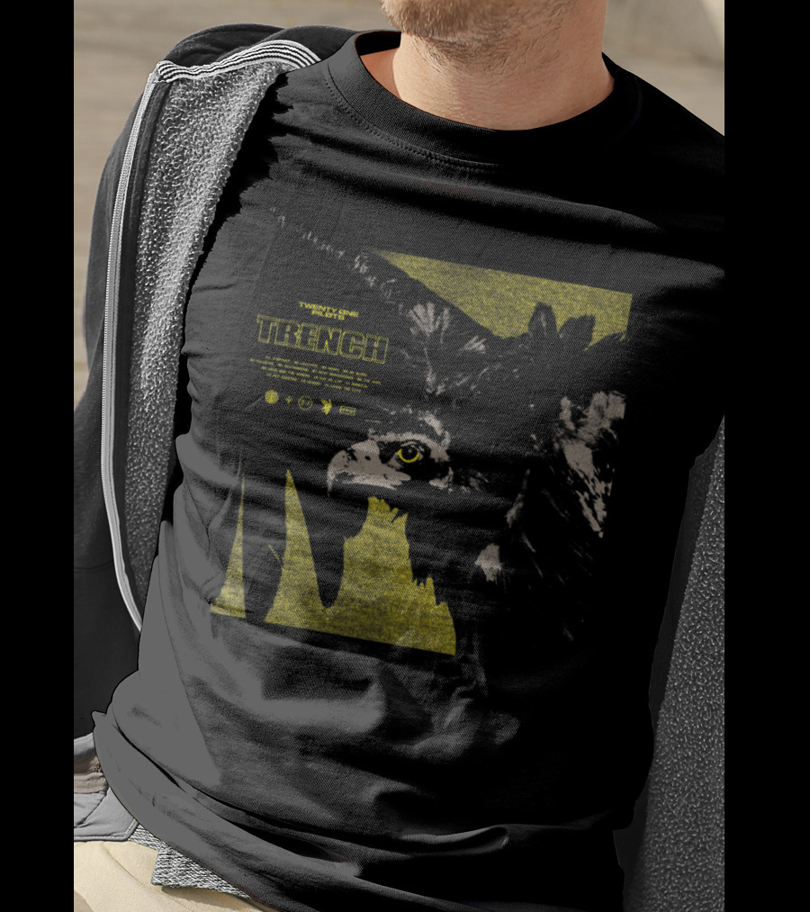 Twenty One Pilots Trench Bird Artwork With Yellow Eye T-Shirt
