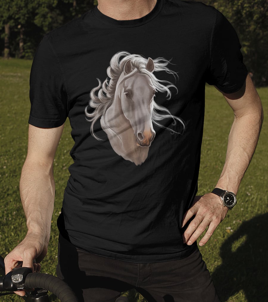 Adorable Horses Artwork With Majestic Horse T-Shirt