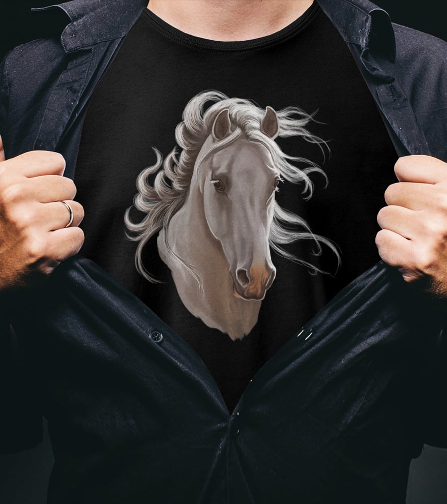 Adorable Horses Artwork With Majestic Horse T-Shirt