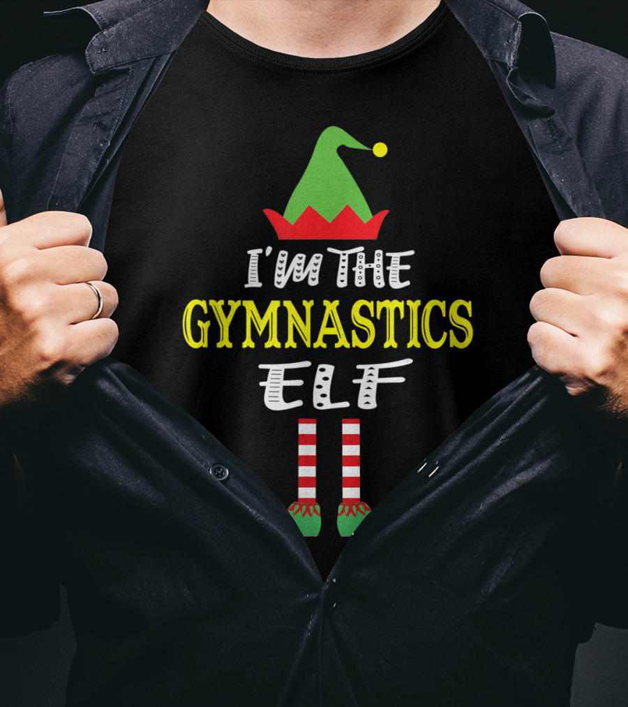 I'm The Gymnastics Elf Family Group Matching T-Shirt