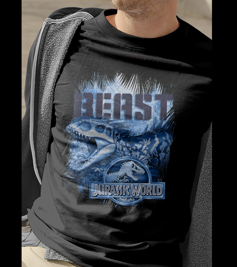 Jurassic World Beast Dinosaur Palms T-Shirt