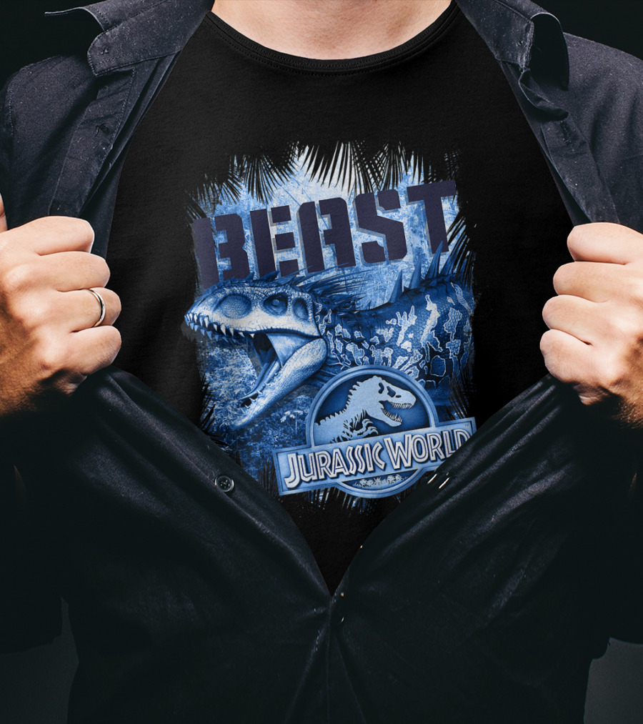 Jurassic World Beast Dinosaur Palms T-Shirt