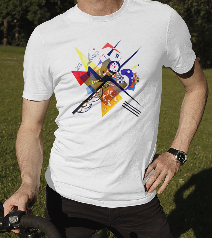 Kandinsky On White Ii 1923 Geometric Abstract Composition T-Shirt