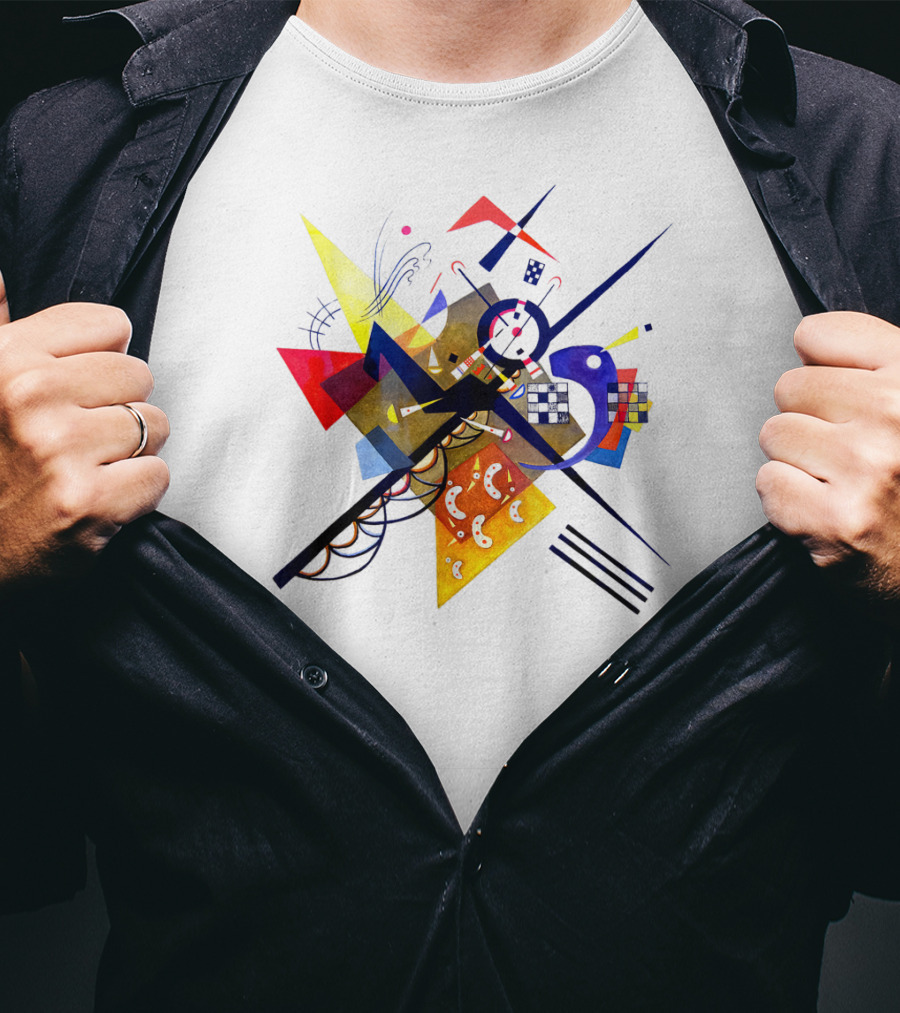 Kandinsky On White Ii 1923 Geometric Abstract Composition T-Shirt