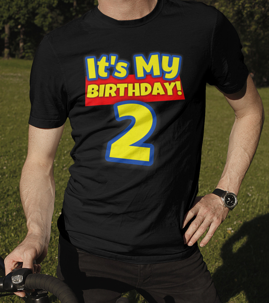 Kids 2 Year Old Birthday Boys And Girls It's My Birthday 2 T-Shirt