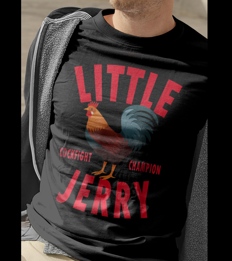 Little Jerry Cockfight Champion T-Shirt