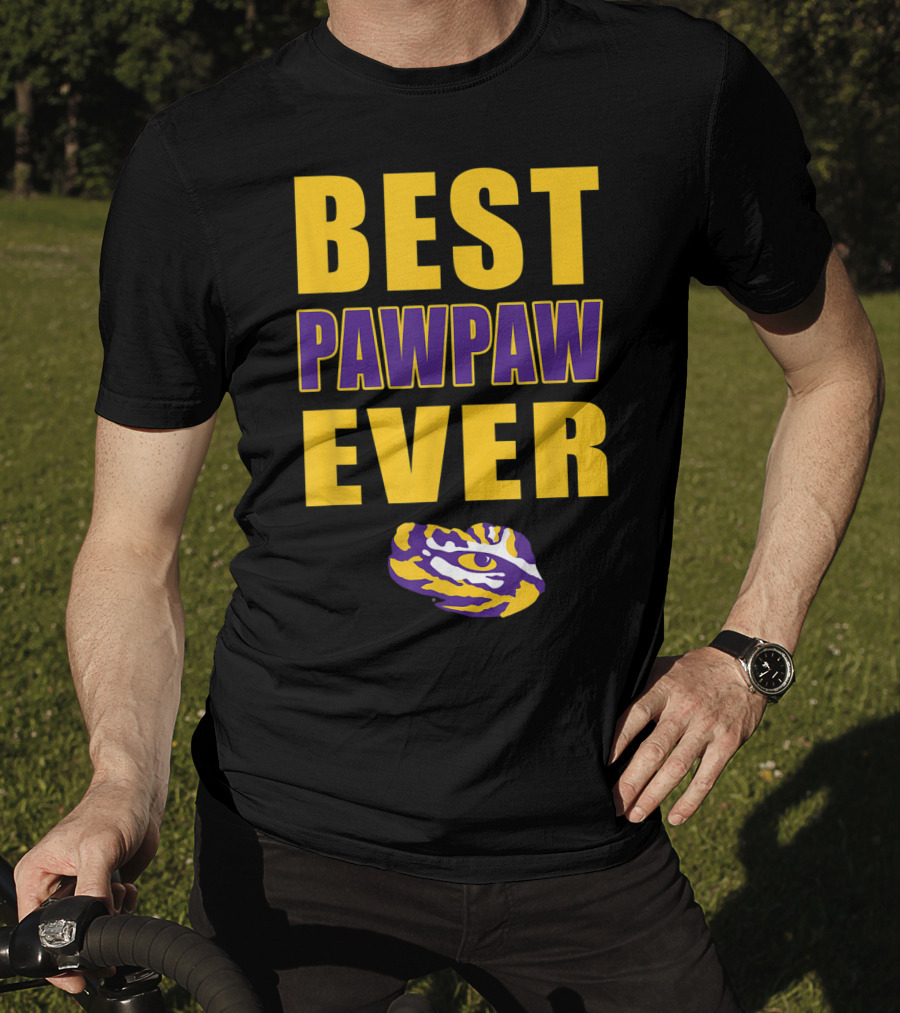 Best Pawpaw Ever LSU Tigers Fan T-Shirt
