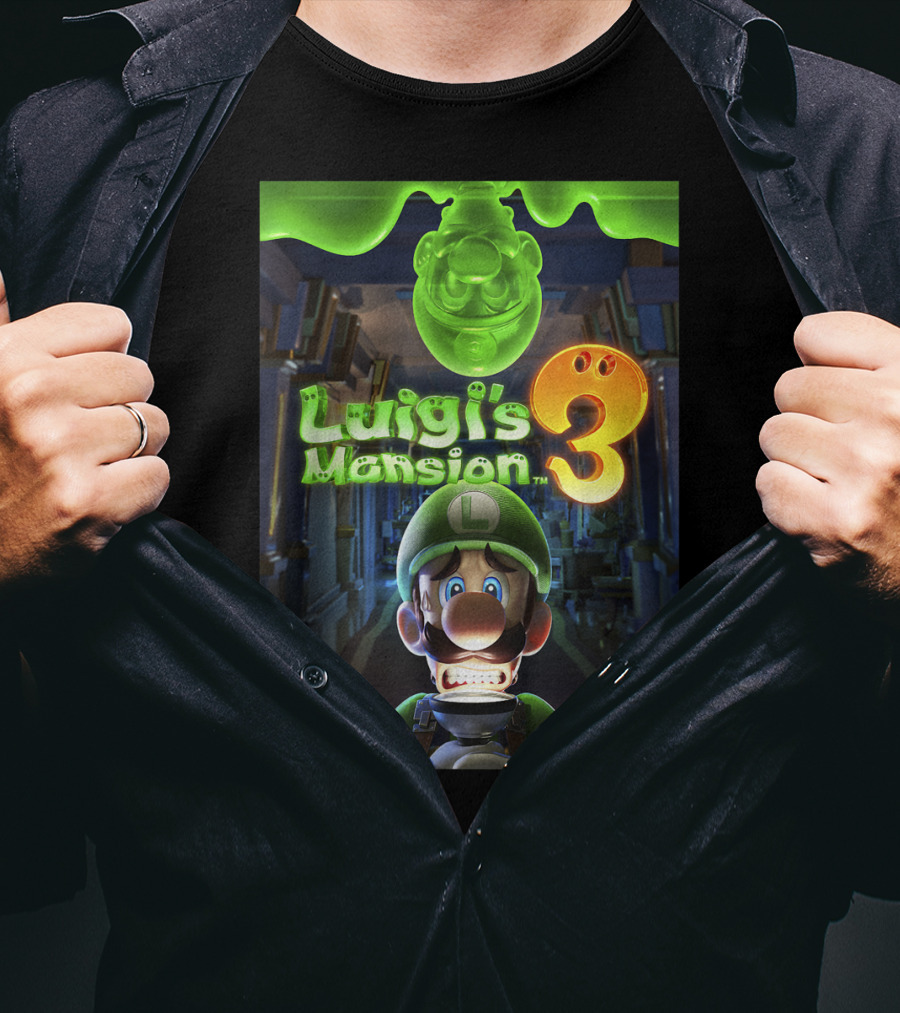 Luigi's Mansion 3 Luigi Ghostly Adventure T-Shirt