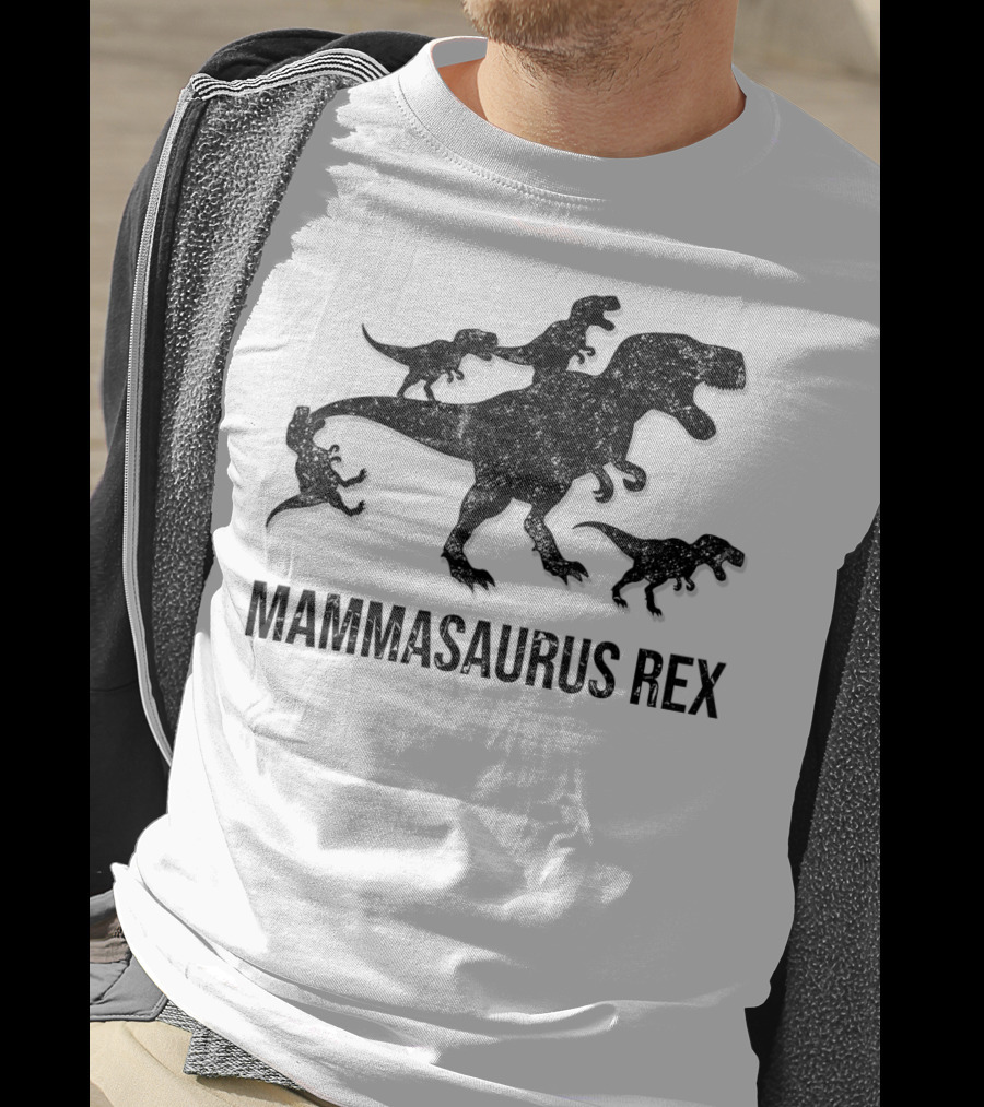 Mammasaurus Rex Dinosaur Family T-Shirt