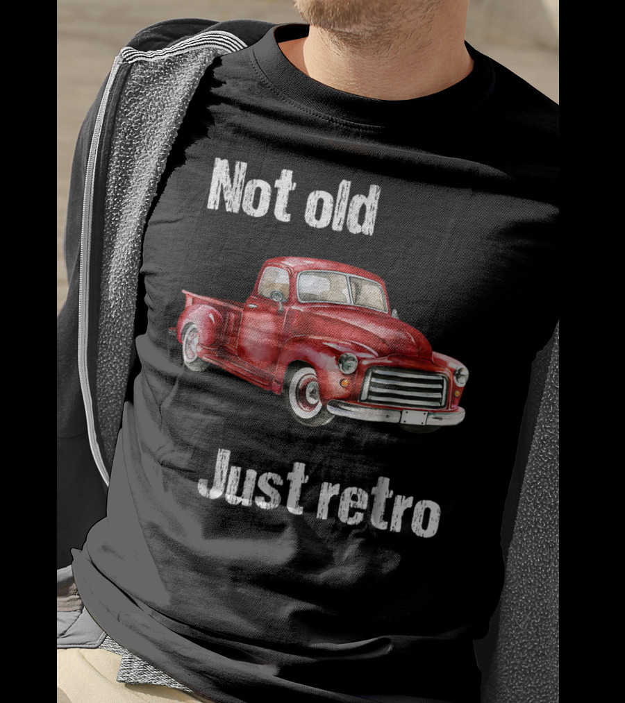 Not Old Just Retro Vintage Red Pick Up T-Shirt